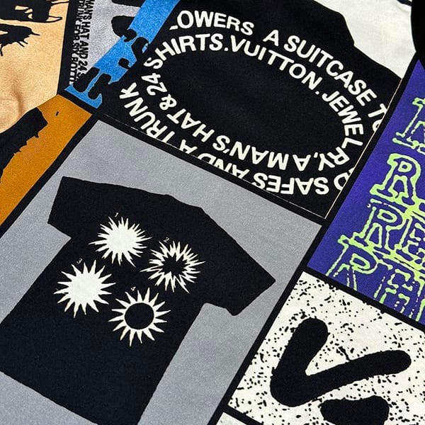 セール新作ルイヴィトン 偽物 プリントコットンTシャ ツ半袖 1AFB87
